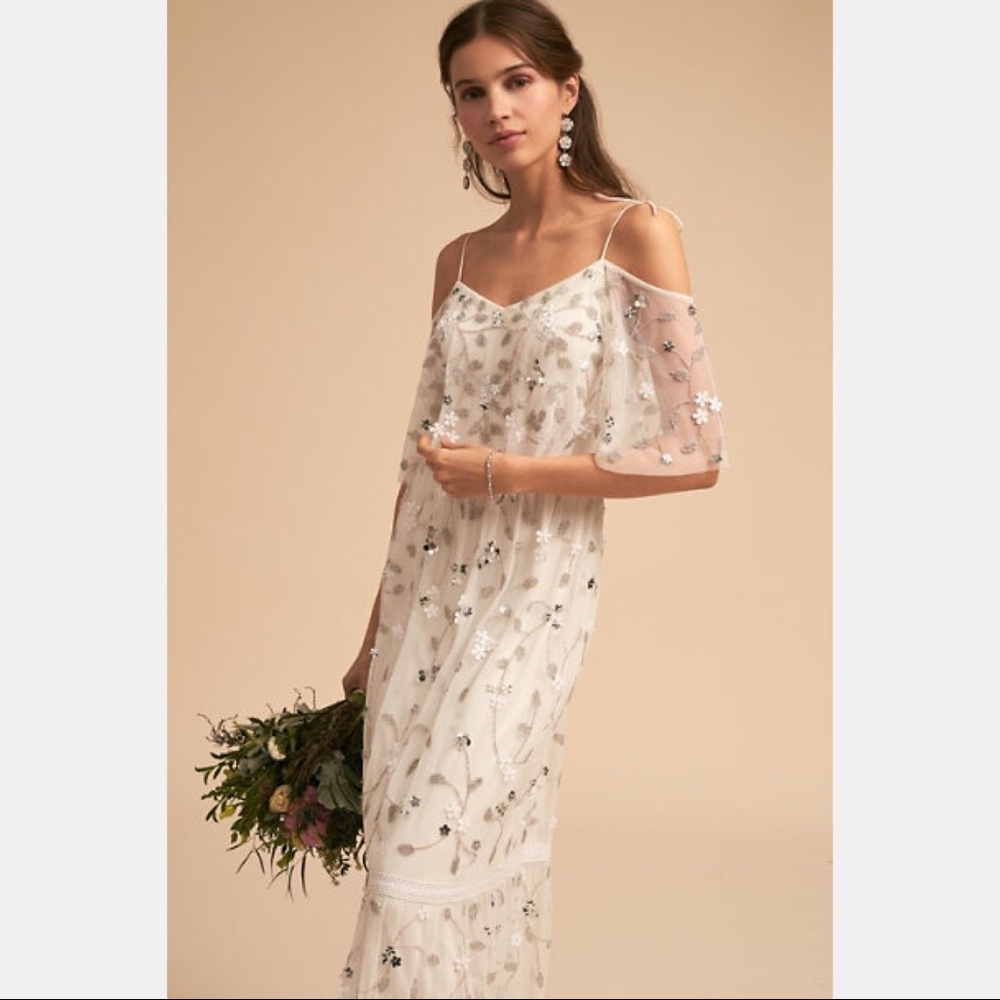BHLDN x Adrianna Papell Faye  Wedding Maxi Dress